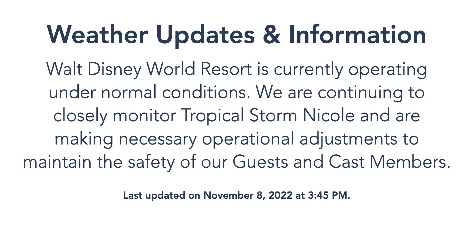 You are currently viewing Tropical Storm Nicole already disrupting travel: 2 Orlando airports close