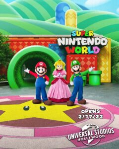 Read more about the article Super Nintendo World set to open in February 2023 at Universal Studios Hollywood