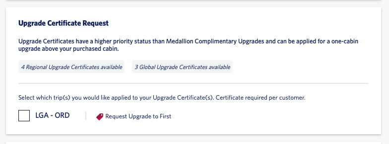 You are currently viewing Good news: You can now redeem Delta upgrade certificates online
