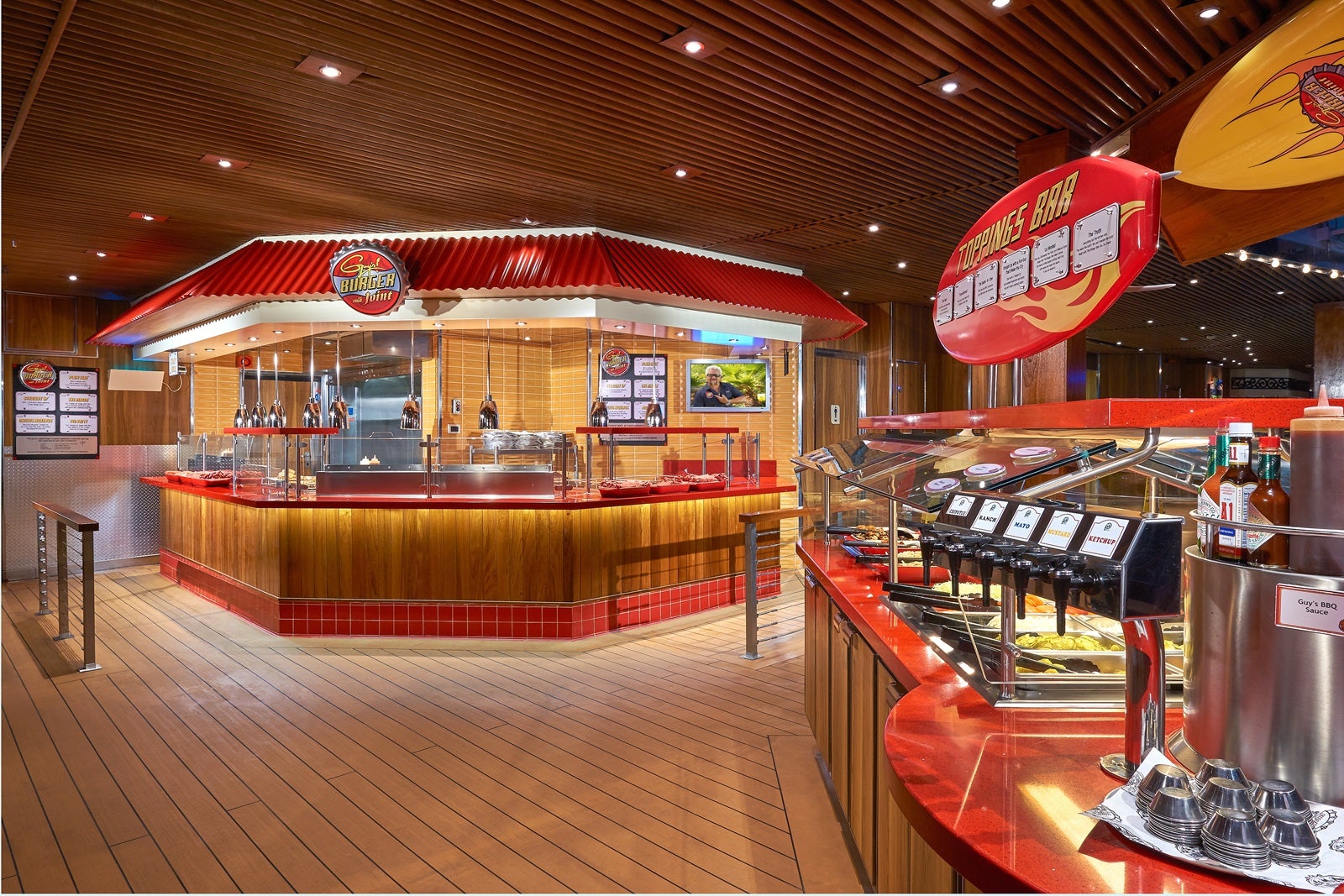 You are currently viewing Guy’s Burger Joint, Carnival Cruise Line’s onboard burger restaurant (with menu)