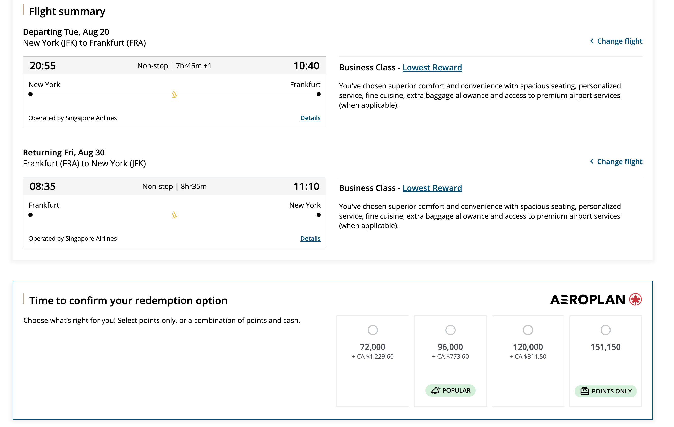 You are currently viewing Aeroplan’s 125% bonus promo: Fly round-trip to Europe in business class for $1,368