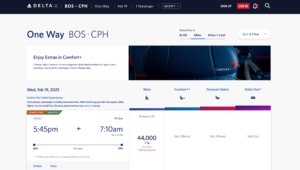 Read more about the article SAS awards now available using Delta SkyMiles (and other partners), including on business-class flights to Europe