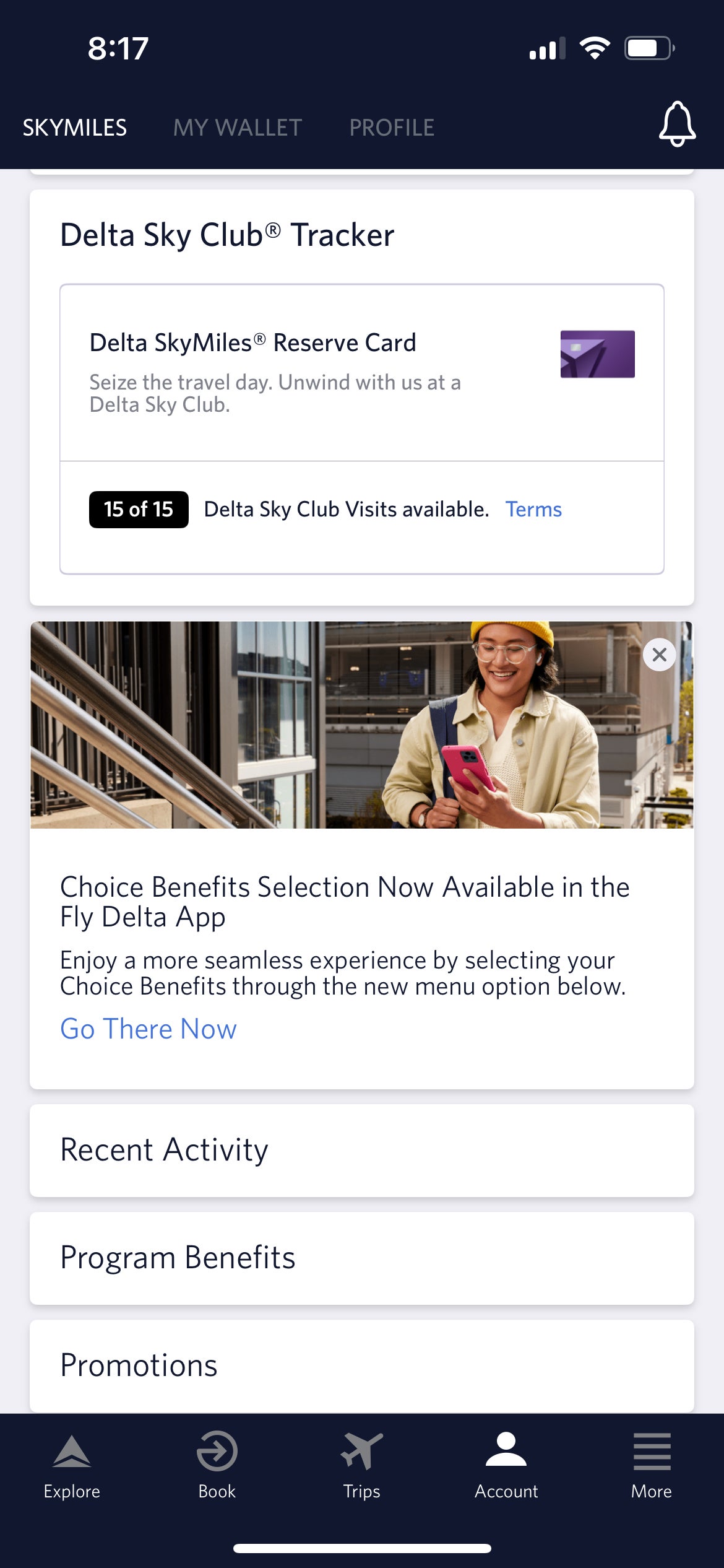 You are currently viewing Check your SkyMiles account: Delta Choice Benefits, guest passes and MQD status boosts posting now