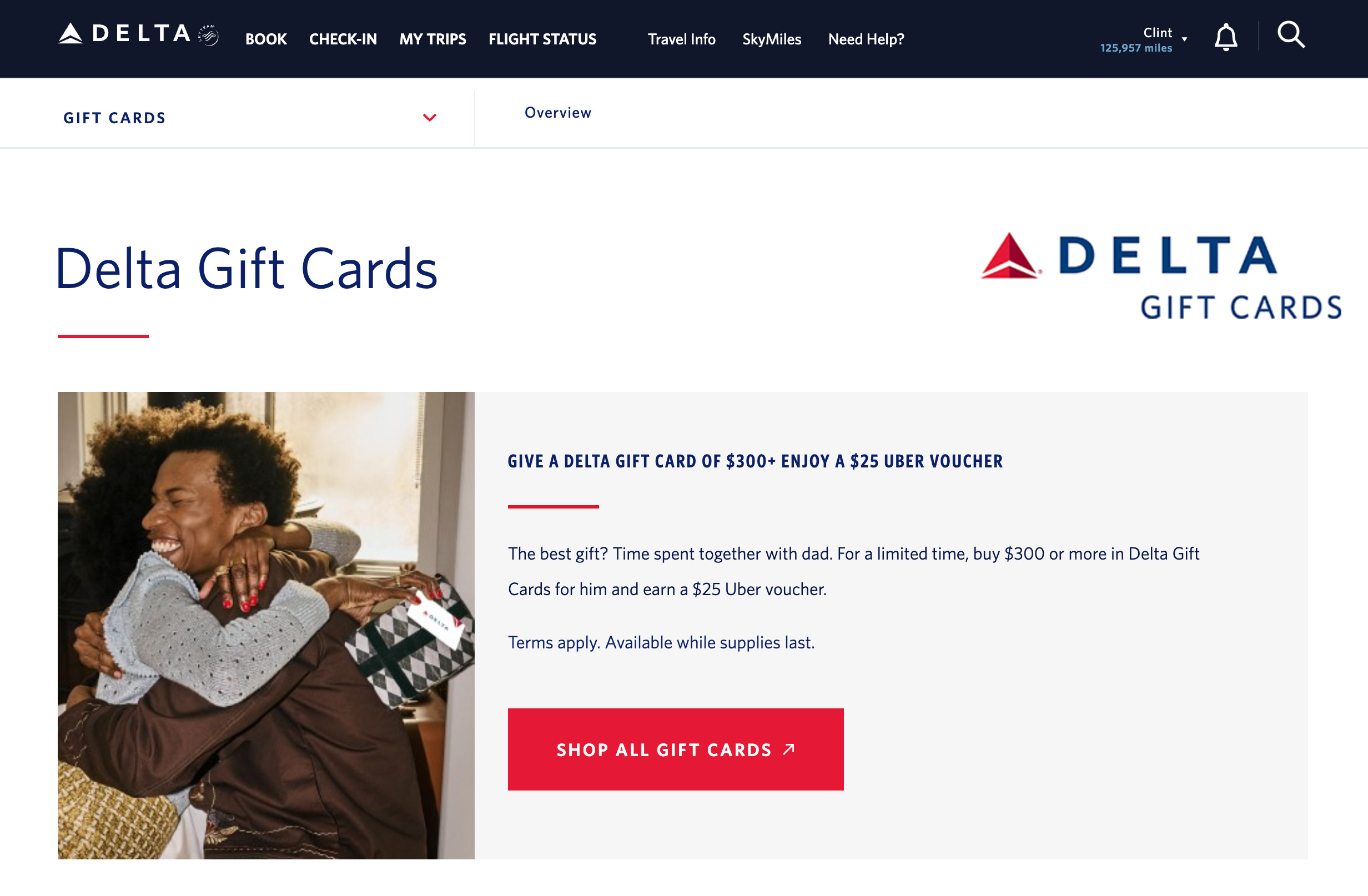 Read more about the article Deal alert: Buy a Delta gift card, get Uber credits