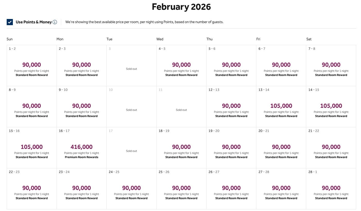 You are currently viewing Check your Hilton bookings: Some standard room reward nights now cost less at high-end properties