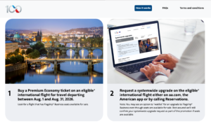 Read more about the article Act fast: American Airlines is offering sweet confirmable upgrade deals for August