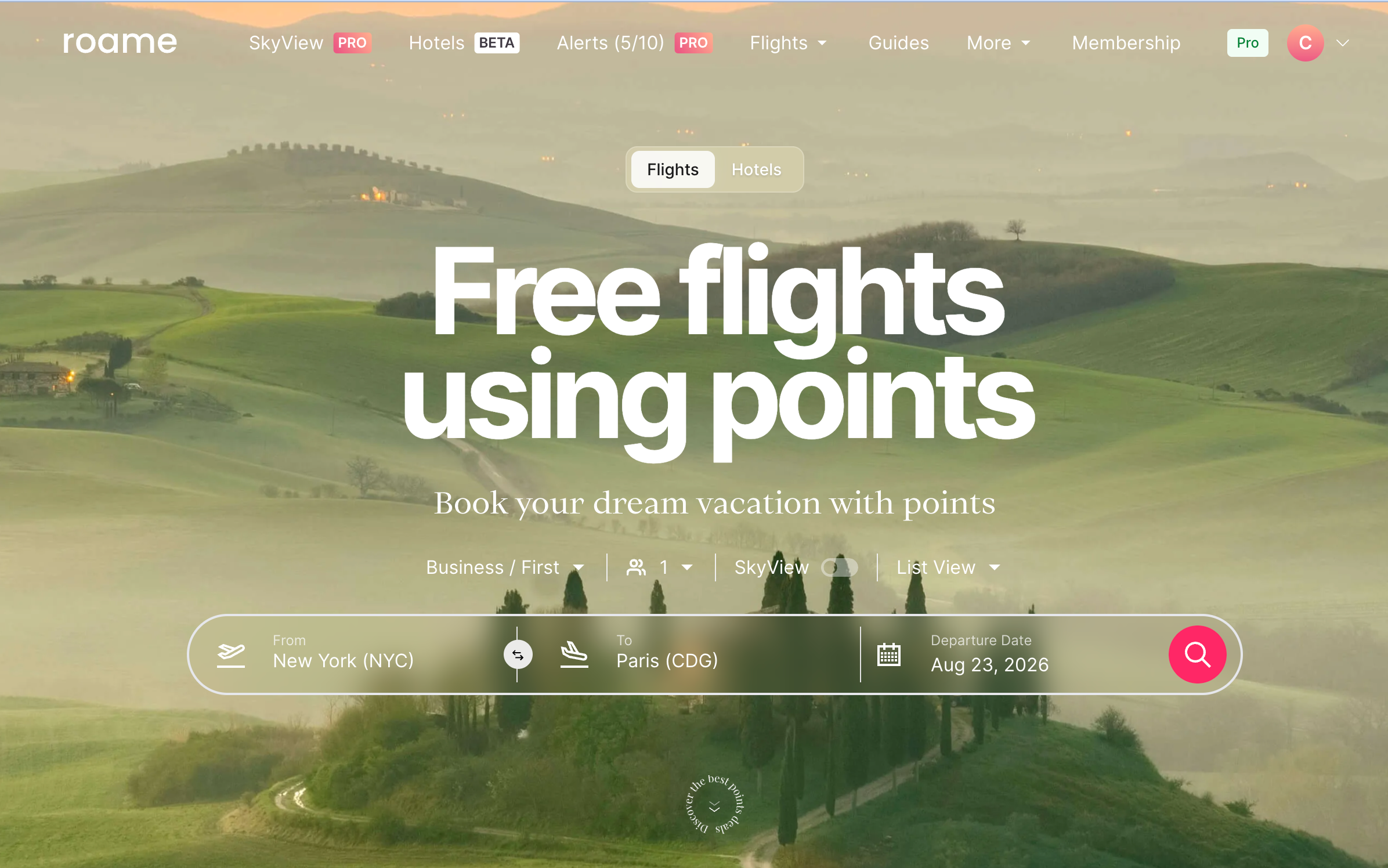 You are currently viewing Deal alert: Roame.travel is a great way to find award flights and TPG has an exclusive discount