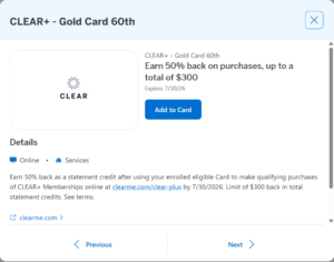 Read more about the article You could save hundreds with these 60th anniversary Amex Gold offers — including complimentary Clear Concierge